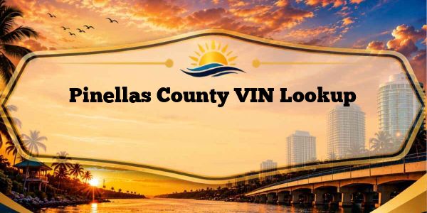 Pinellas County VIN Lookup